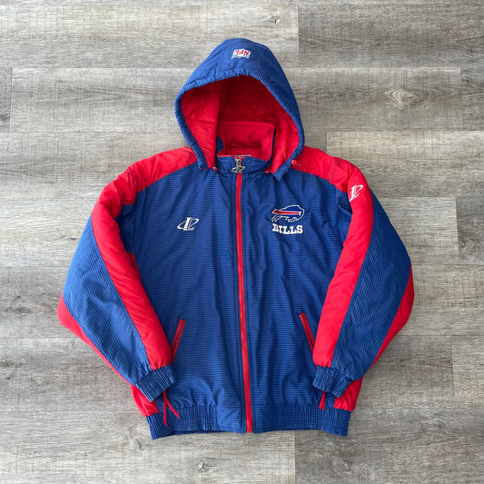 Vintage 1990s NFL Buffalo Bills Logo Athletic Pro Line Jacket Size Large