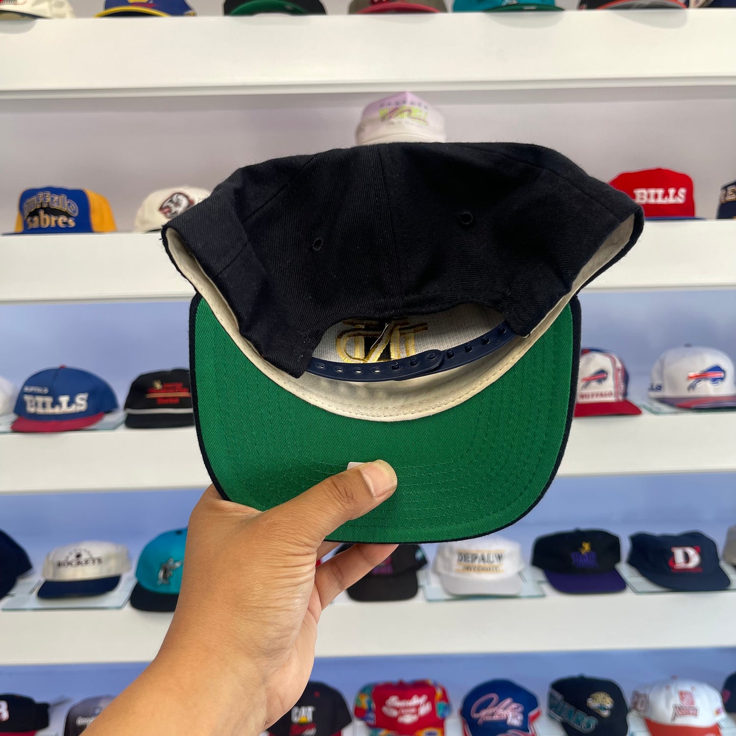 Vintage Norte Dame Wool Navy Snap Back