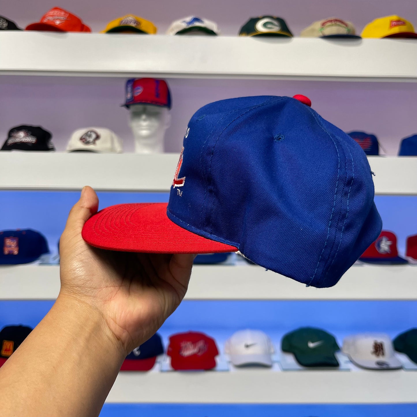 Vintage Buffalo Bills Sports Specialties Script Twill Signed Snap Back