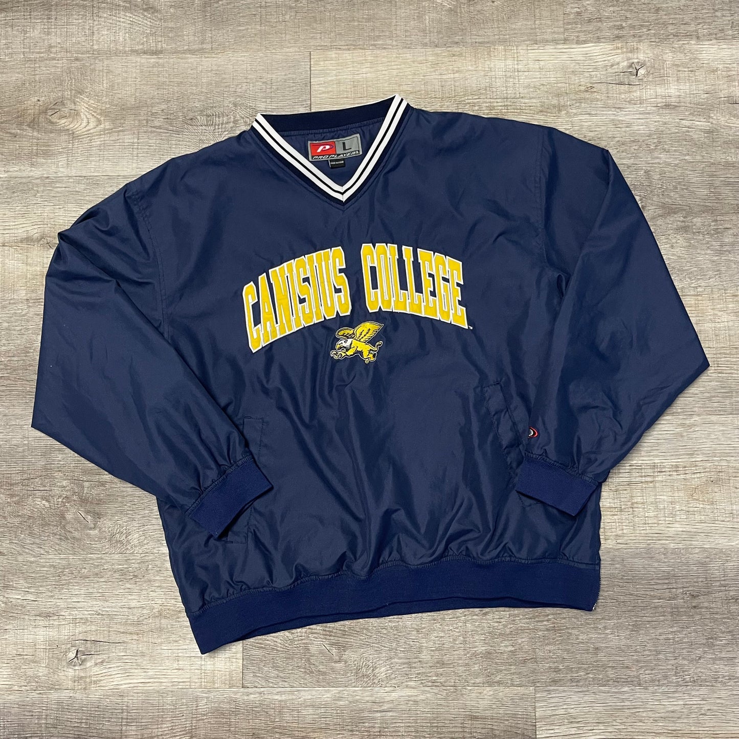 Vintage Canisius College Pro Player Pullover Windbreaker Jacket Size Large