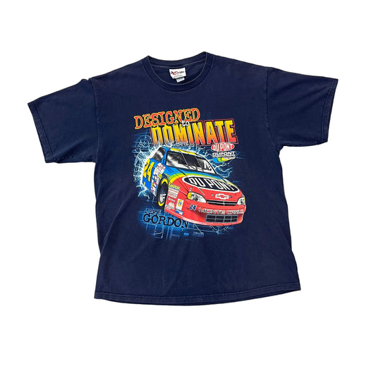 Vintage Jeff Gordon Designed To Dominate NASCAR Shirt Size XL