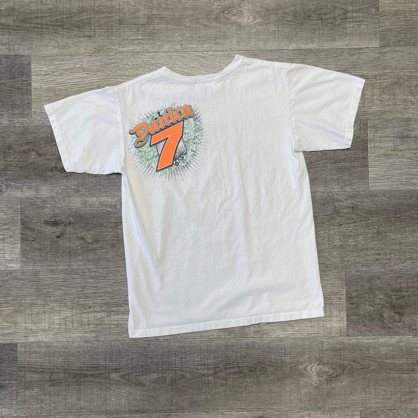 Vintage 1990s Danica Patrick NASCAR Go Daddy Shirt Size Medium