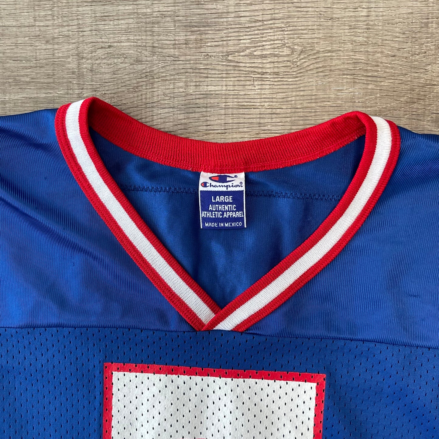 Vintage 1990s NFL Buffalo Bills Doug Flutie Champion Jersey Size Large