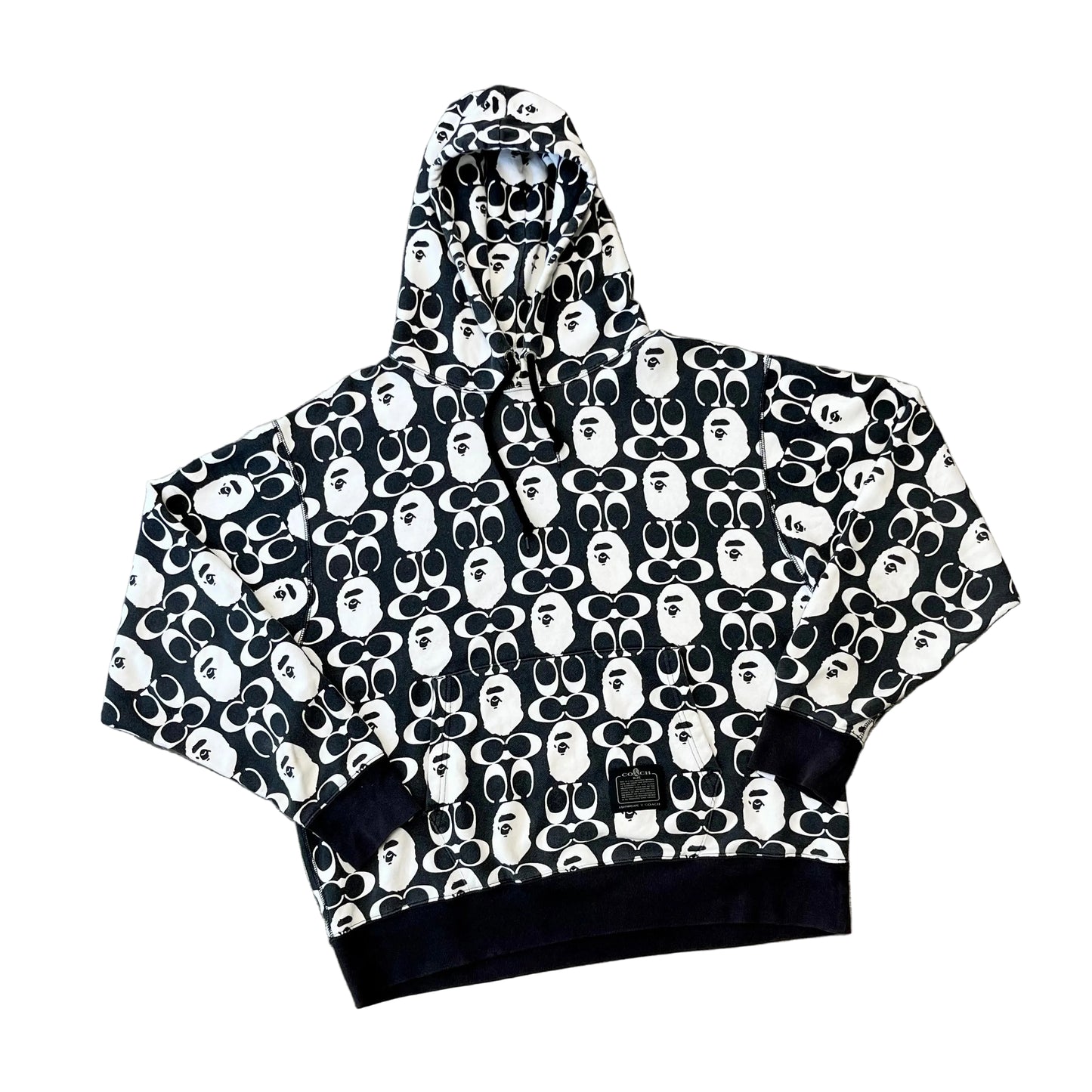 Coach x BAPE Hoodie Size Large Pullover Hoodie