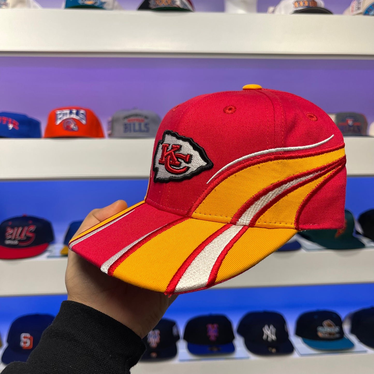 Vintage Kansas City Chiefs Snap Back Dead Stock New