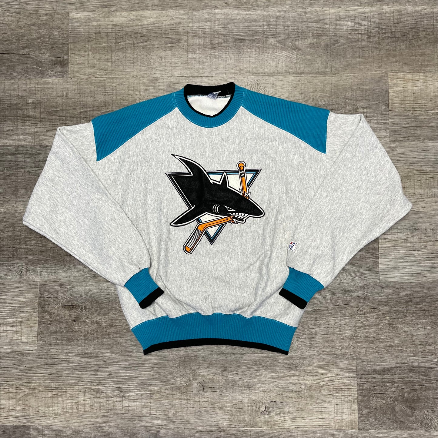 Vintage 1990s San Jose Sharks Sweatshirt Size Large