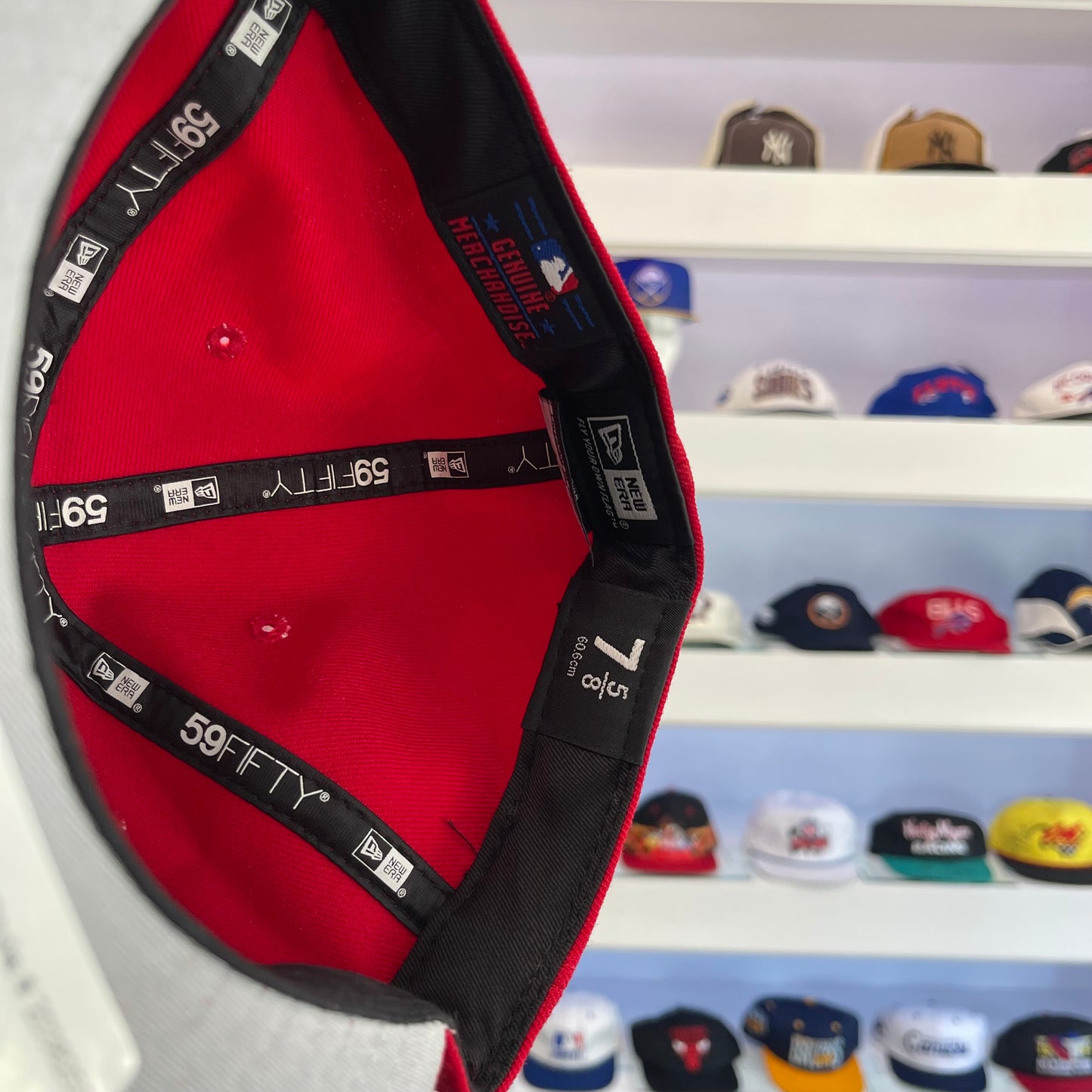 New York Yankees Red Fitted Size 7 5/8