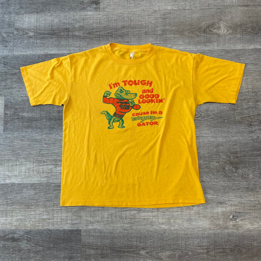 Vintage 80s 90s Snyder Gator T Shirt Size Large