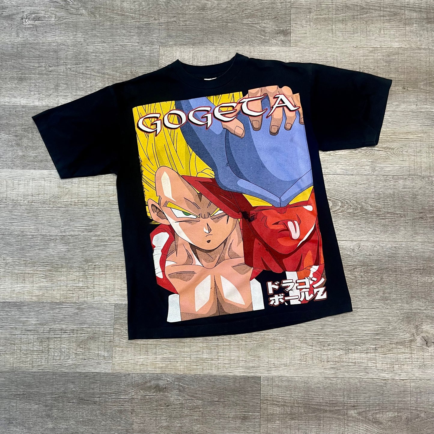 Vintage Dragon Ball Z Gogeta AOP Anime Shirt Size XL