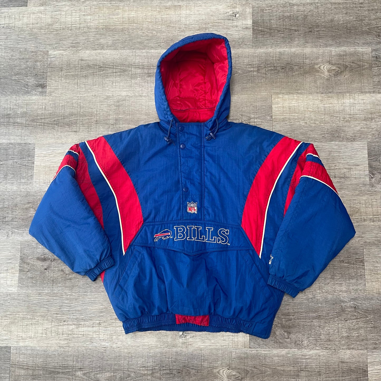 1990s Buffalo Bills Pullover Starter Jacket Size XL