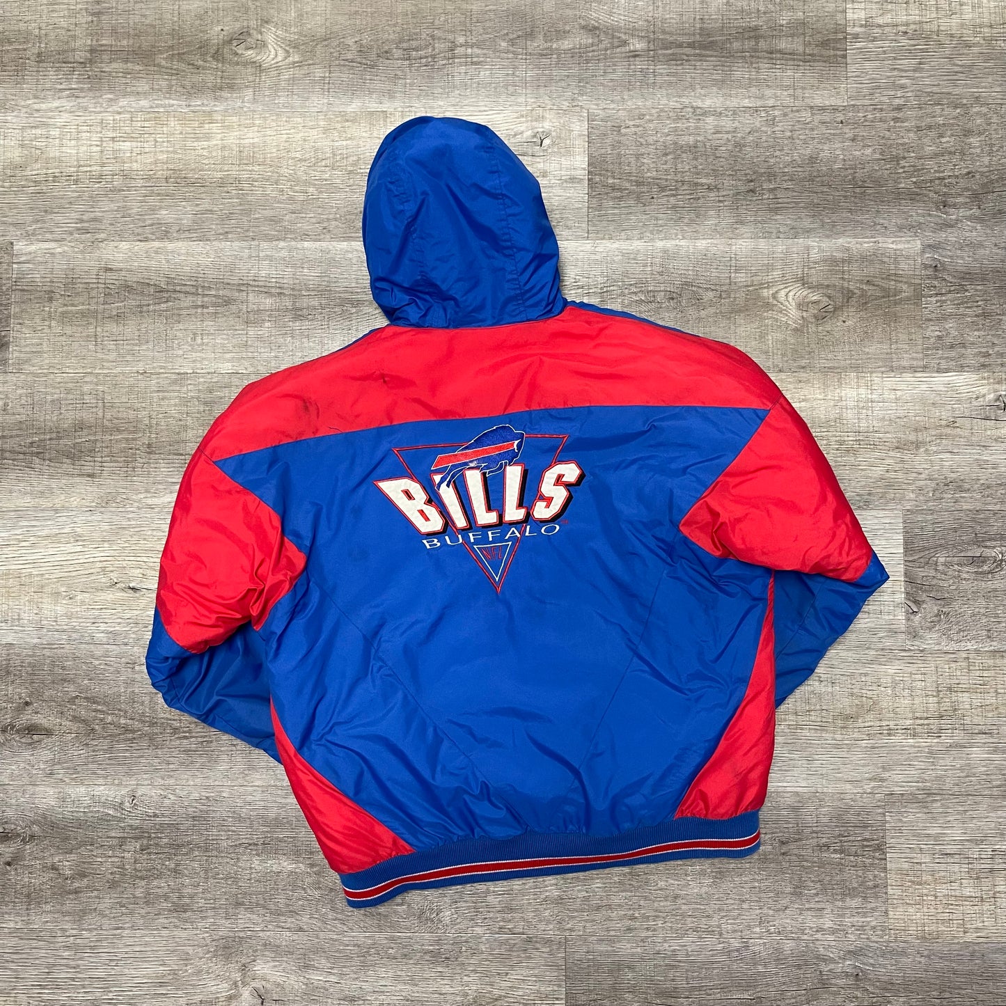 Vintage 1990s NFL Buffalo Bills Logo 7 Winter Jacket Size XL