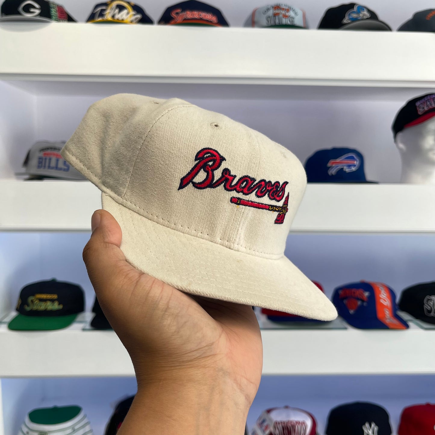 Vintage 1990s Atlanta Braves MLB Snap Back