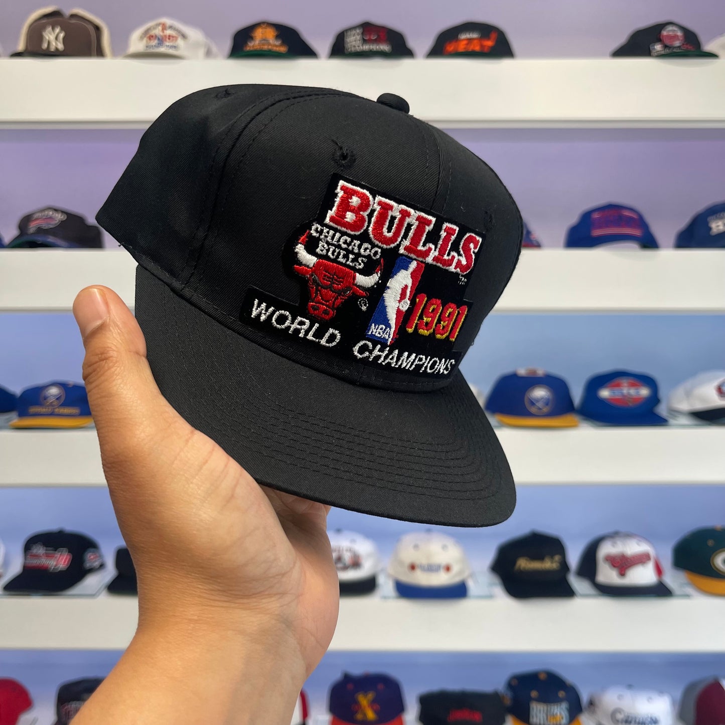 Vintage 1991 NBA Chicago Bulls Champions Sports Specialties Twill Snap Back