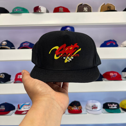 Vintage Caterpillar CAT Motorsports Twill Snap Back