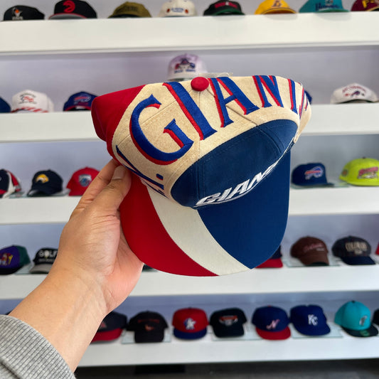 Vintage 1990s NFL New York Giants Twill Snap Back Dead Stock New