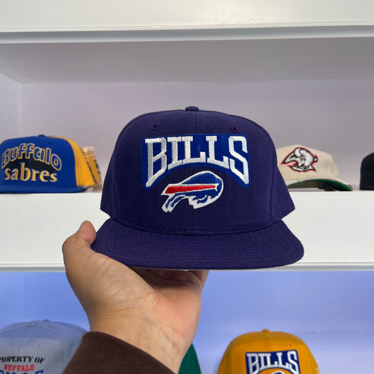 Vintage 1990s Buffalo Bills Purple Wool Snap Back