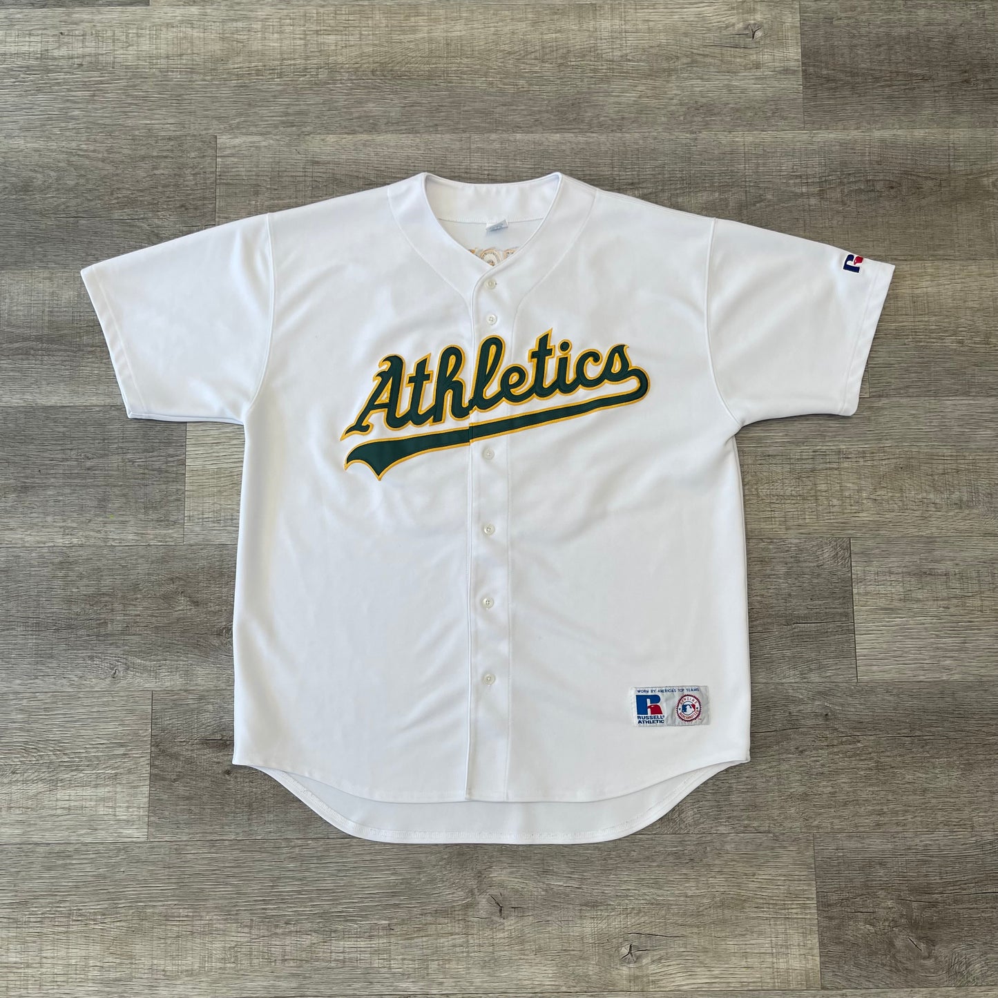 Vintage 2000s MLB Jose Canseco Oakland Athletics Russell Athletic Jersey Size XXL