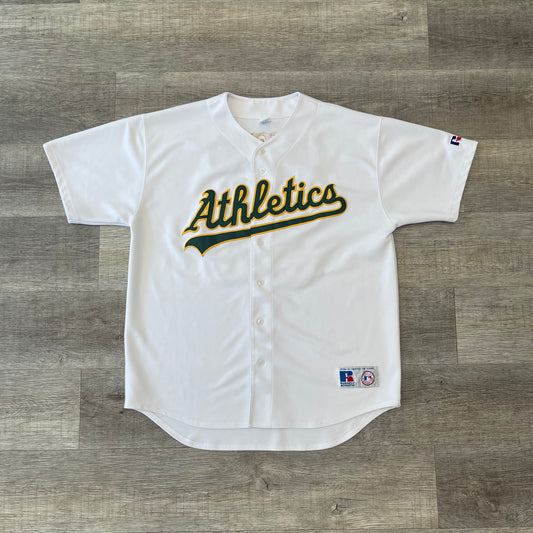 Vintage 2000s MLB Jose Canseco Oakland Athletics Russell Athletic Jersey Size XXL