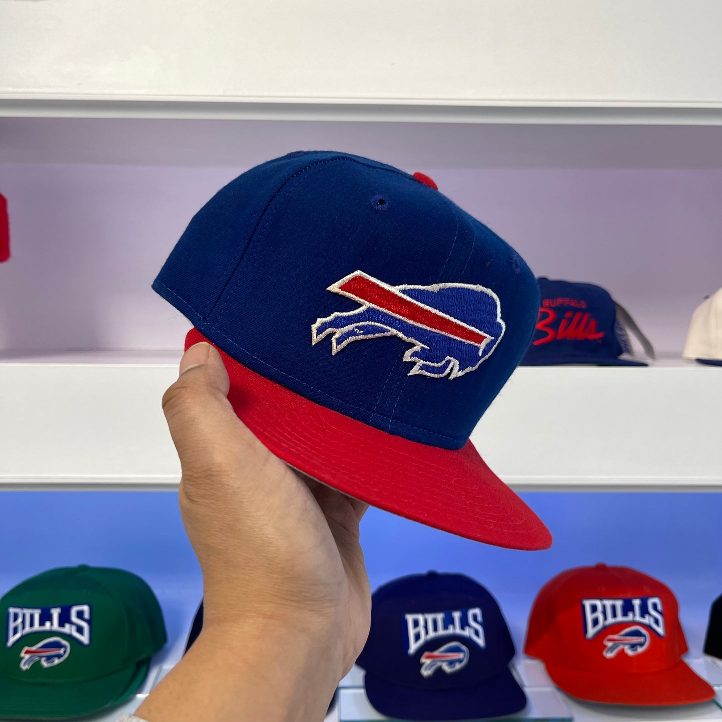 Vintage 1990s Buffalo Bills Wool New Era Snap Back