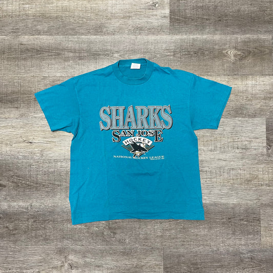 1993 San Jose Sharks T Shirt Size Large