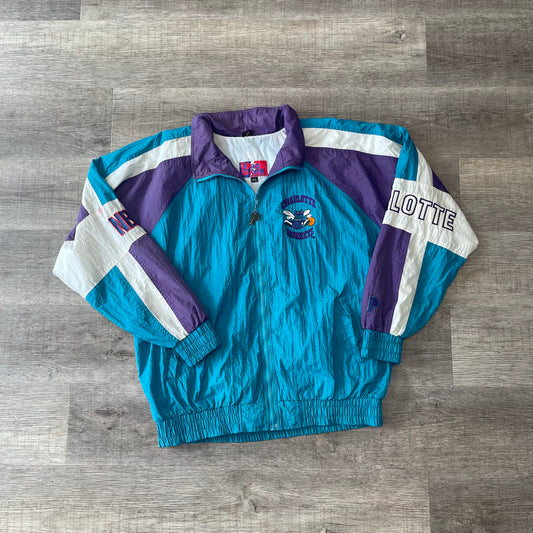 Vintage 1990s Charlotte Hornets Pro Player Jacket Size XL