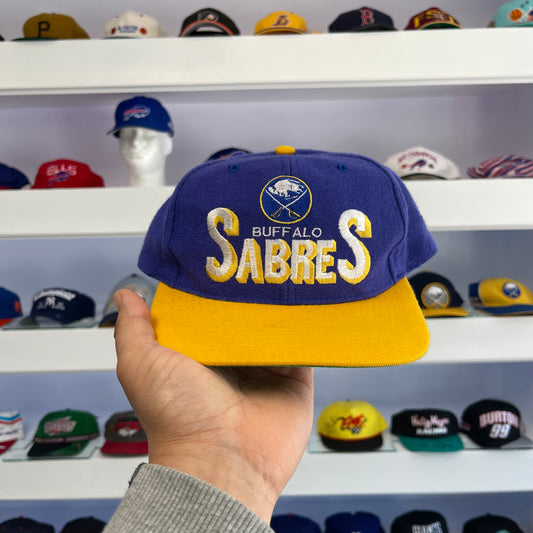 Vintage 1990s NHL Buffalo Sabres Snap Back