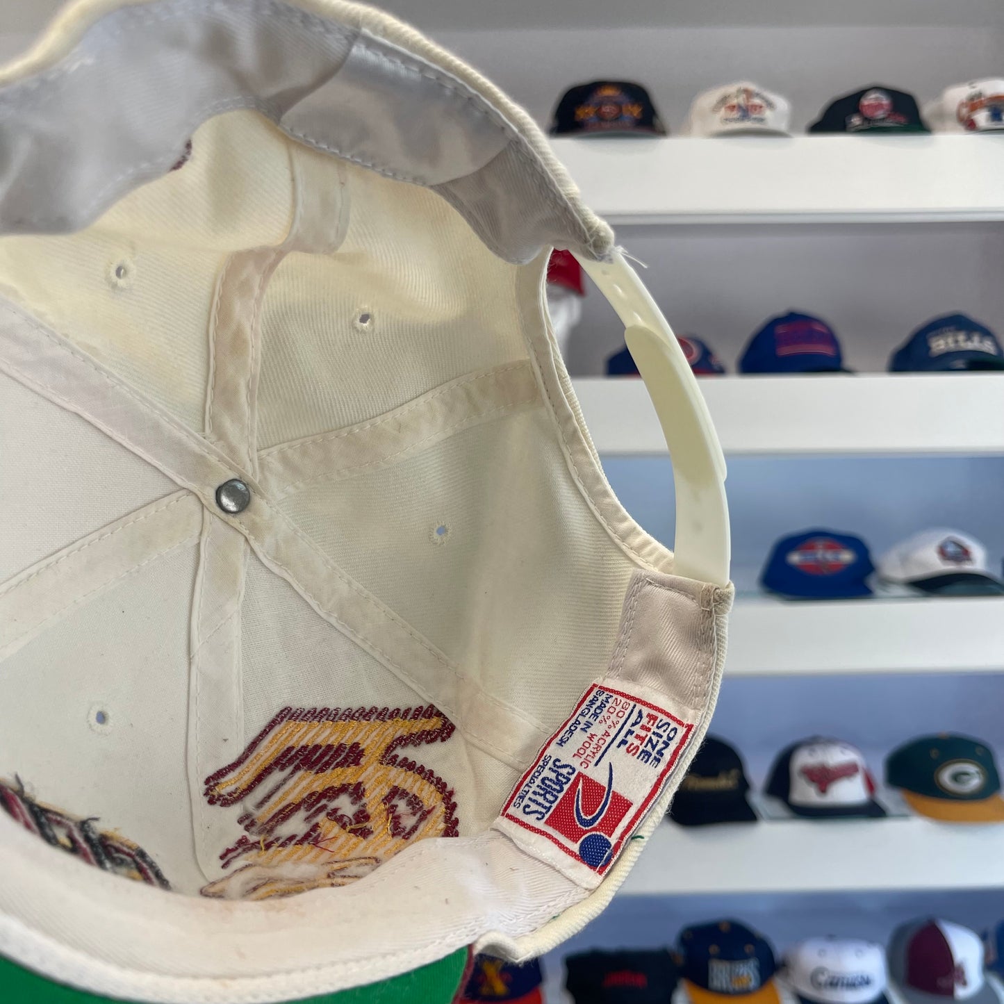 Vintage 1990s NCAA Florida State Seminoles Laser Shadow Sports Specialties Snap Back
