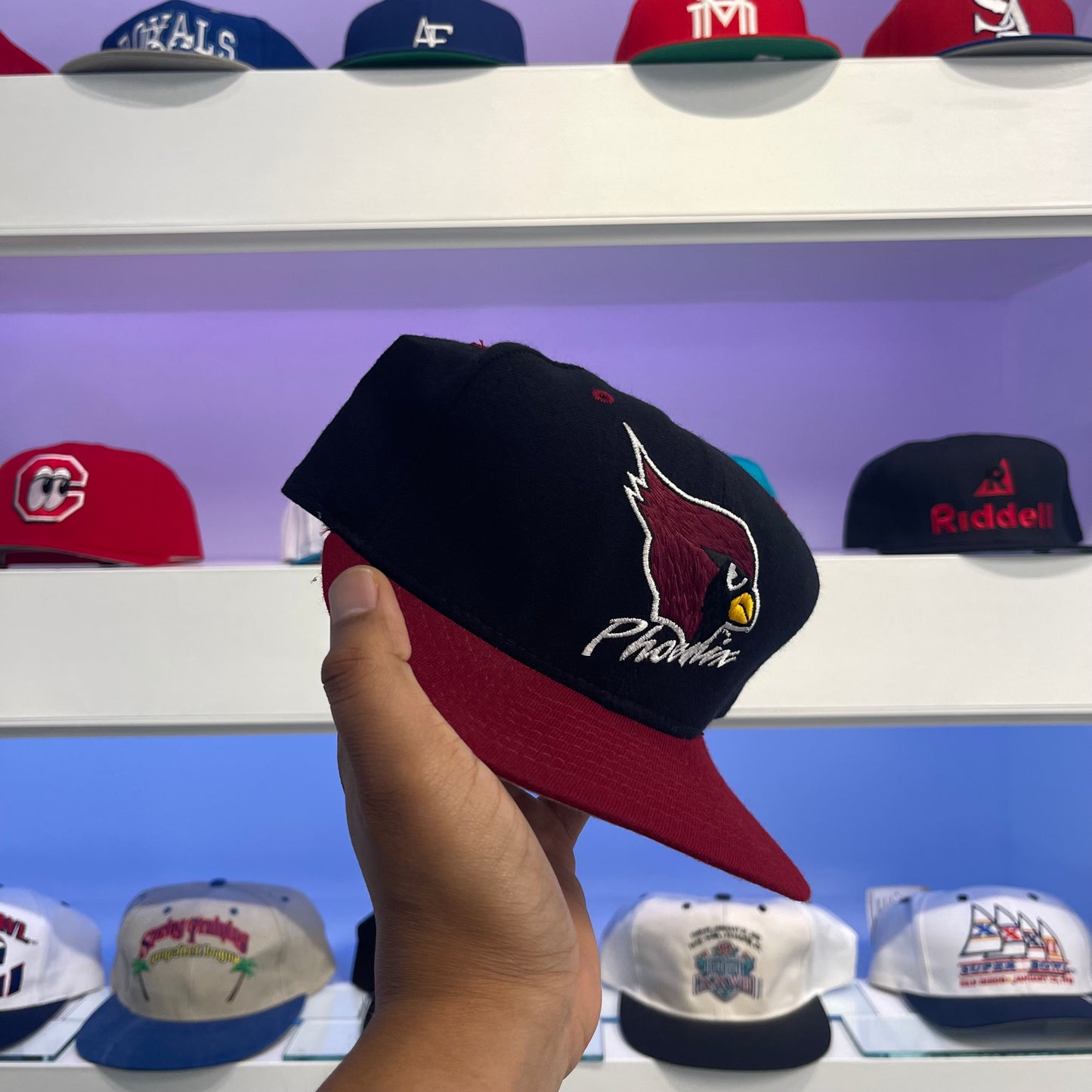 Vintage 1990s Phoenix Cardinals Wool Snap Back