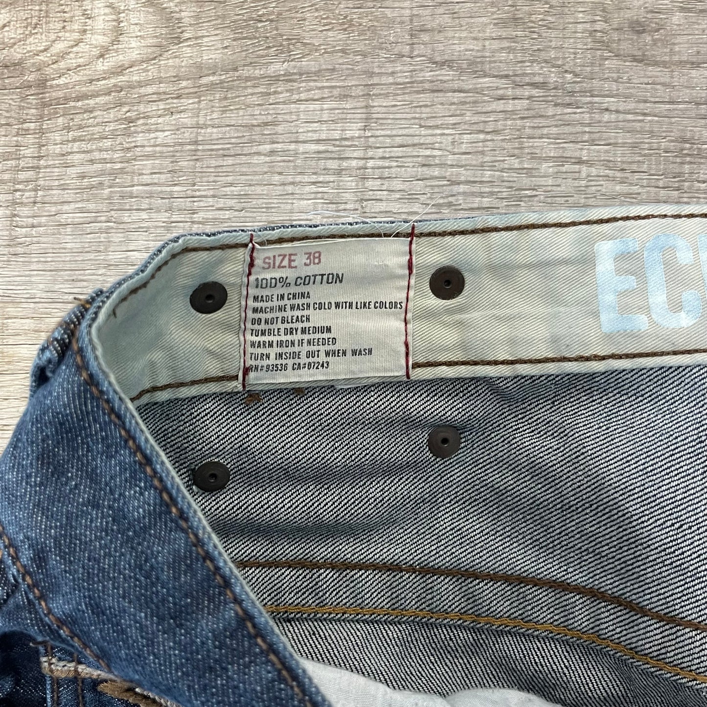 Vintage Y2K Ecko Unltd. Denim Blue Jeans Size 38x44