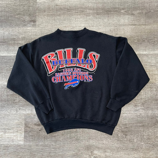 Vintage 1995 Buffalo Bills AFC Eastern Division Champions Sweatshirt Size Large
