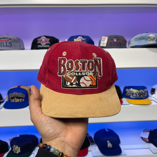 Vintage 1990s NCAA Boston College Small Medium Snap Back New with Tags