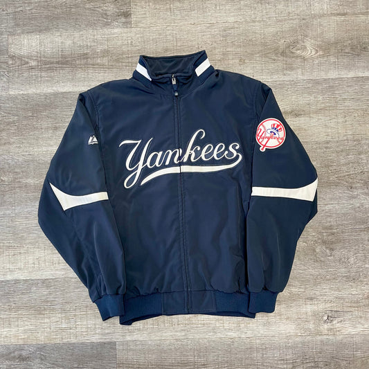 Vintage MLB New York Yankees Thermal Majestic Jacket Size Large