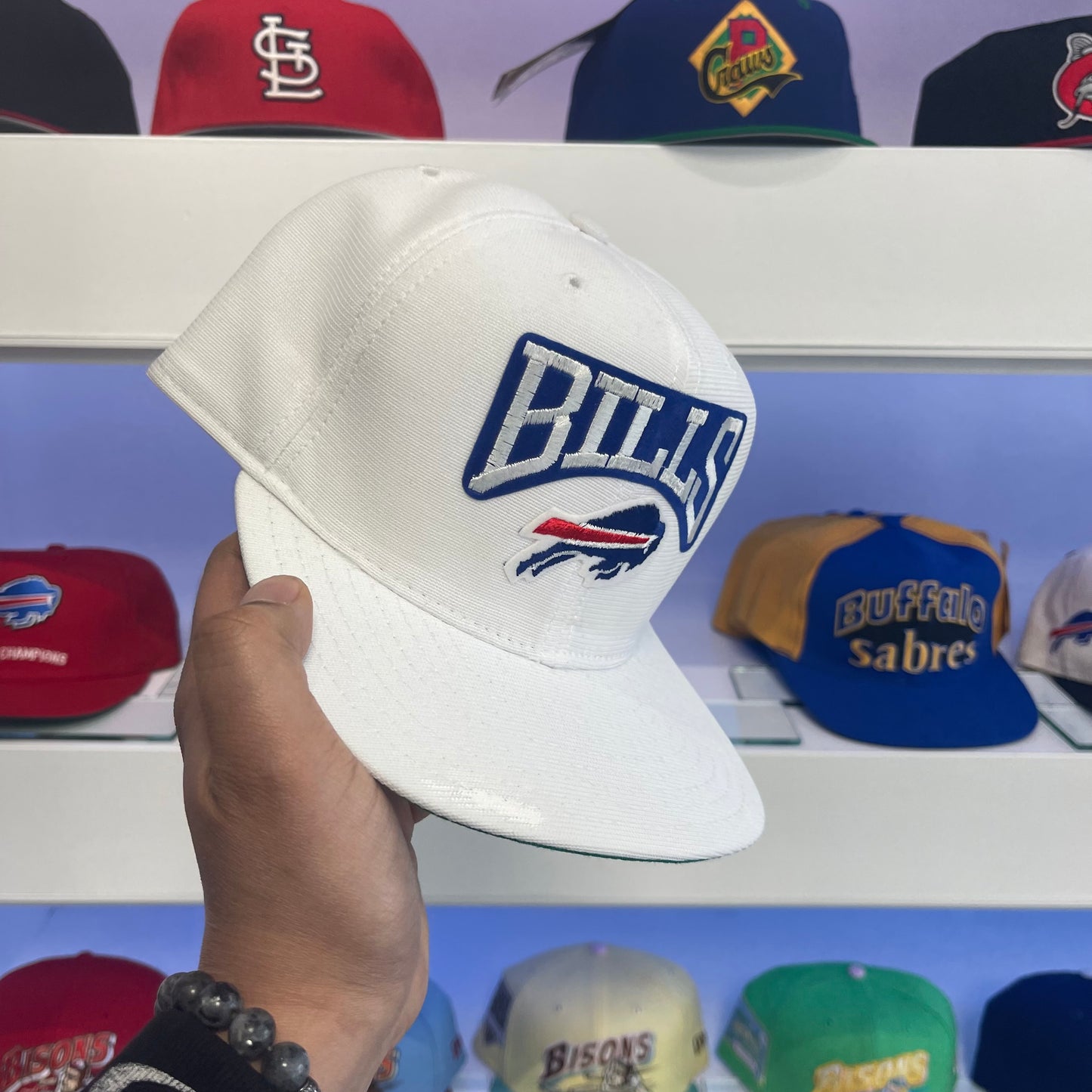 Vintage 1990s NFL Buffalo Bills Wool New Era Snap Back