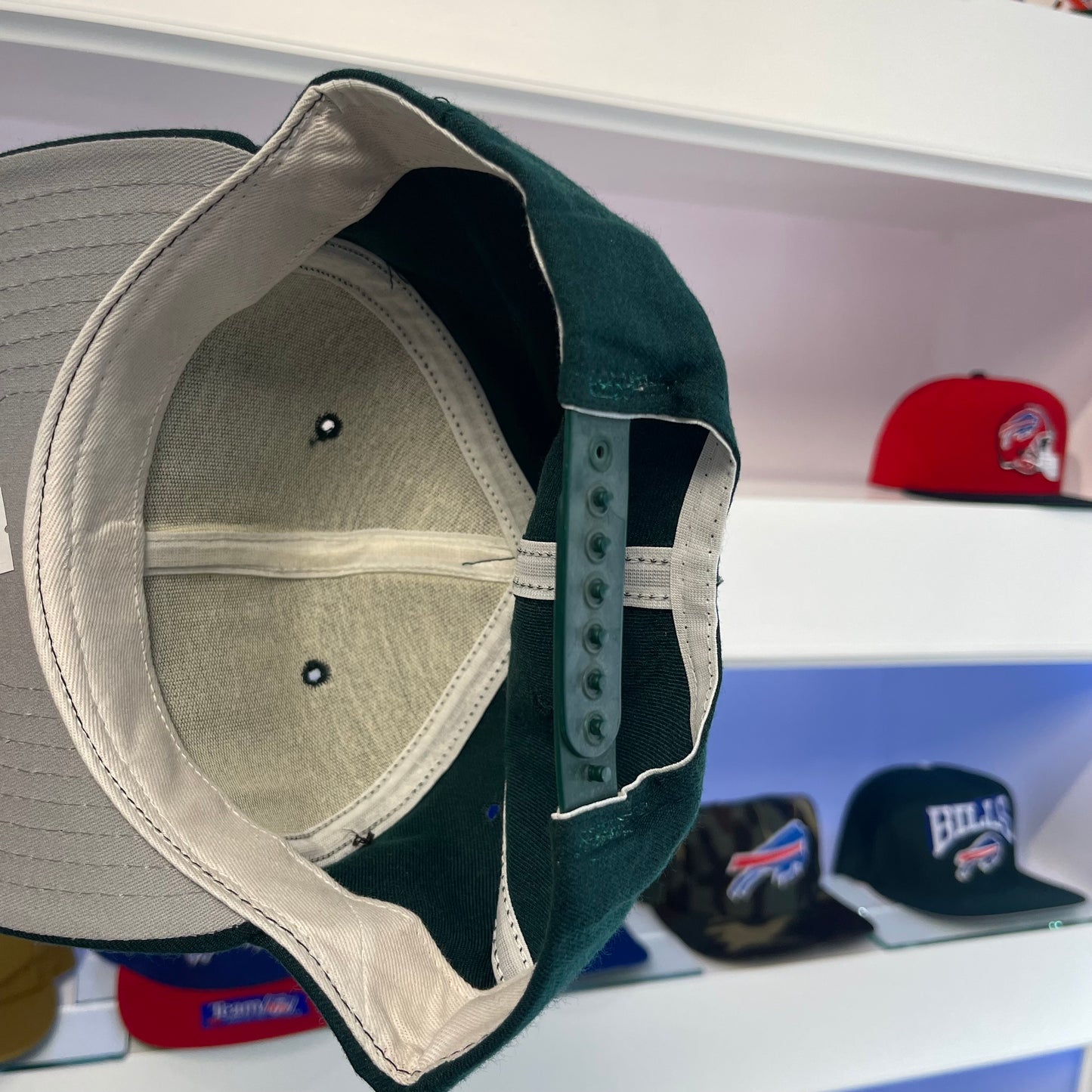 1990s Buffalo Bills Forest Green Wool Snap Back