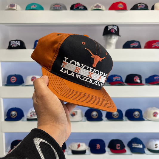 Vintage 1990s Texas Longhorns Pro Player Twill Snap Back