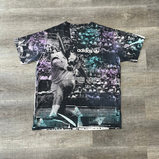 Vintage 1990s Adidas Tennis AOP Size XL 26x32.5