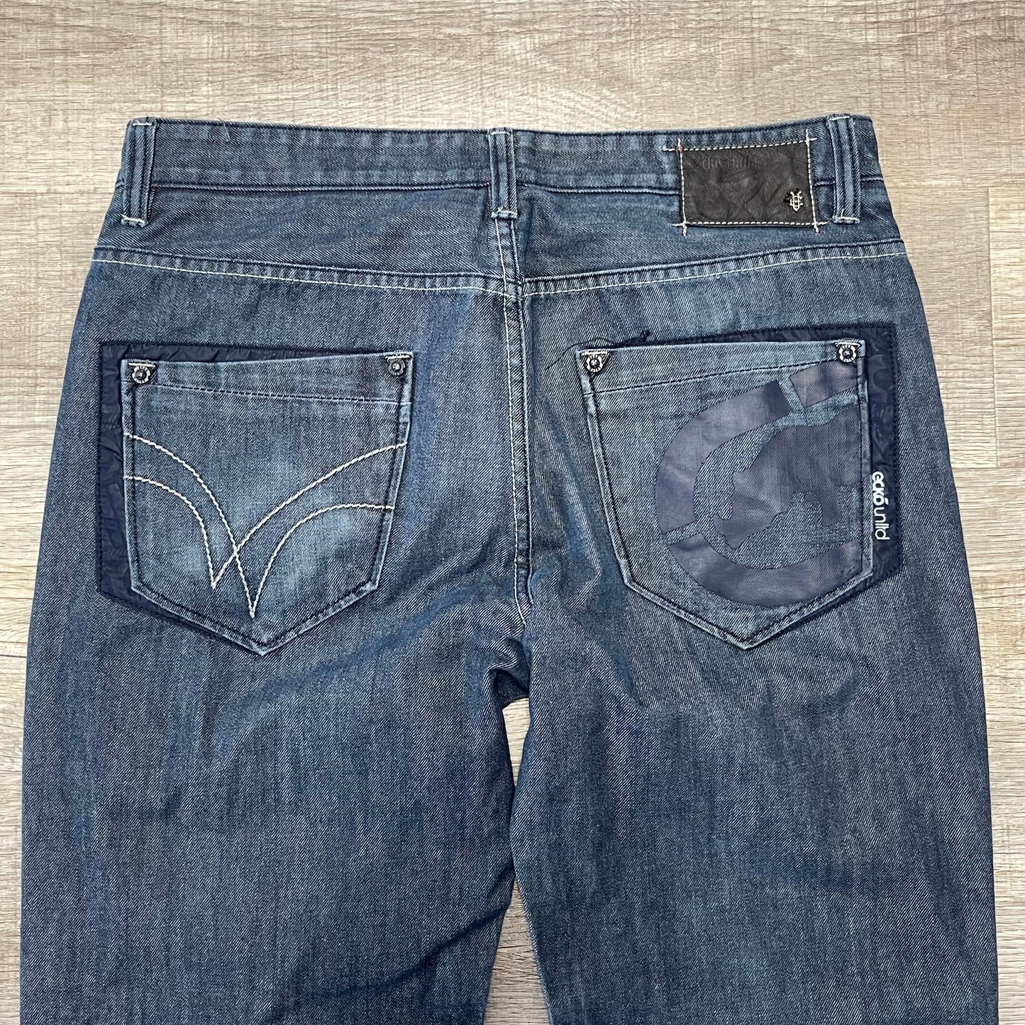 Vintage Y2K Ecko Unltd. Denim Blue Jeans Size 38x44