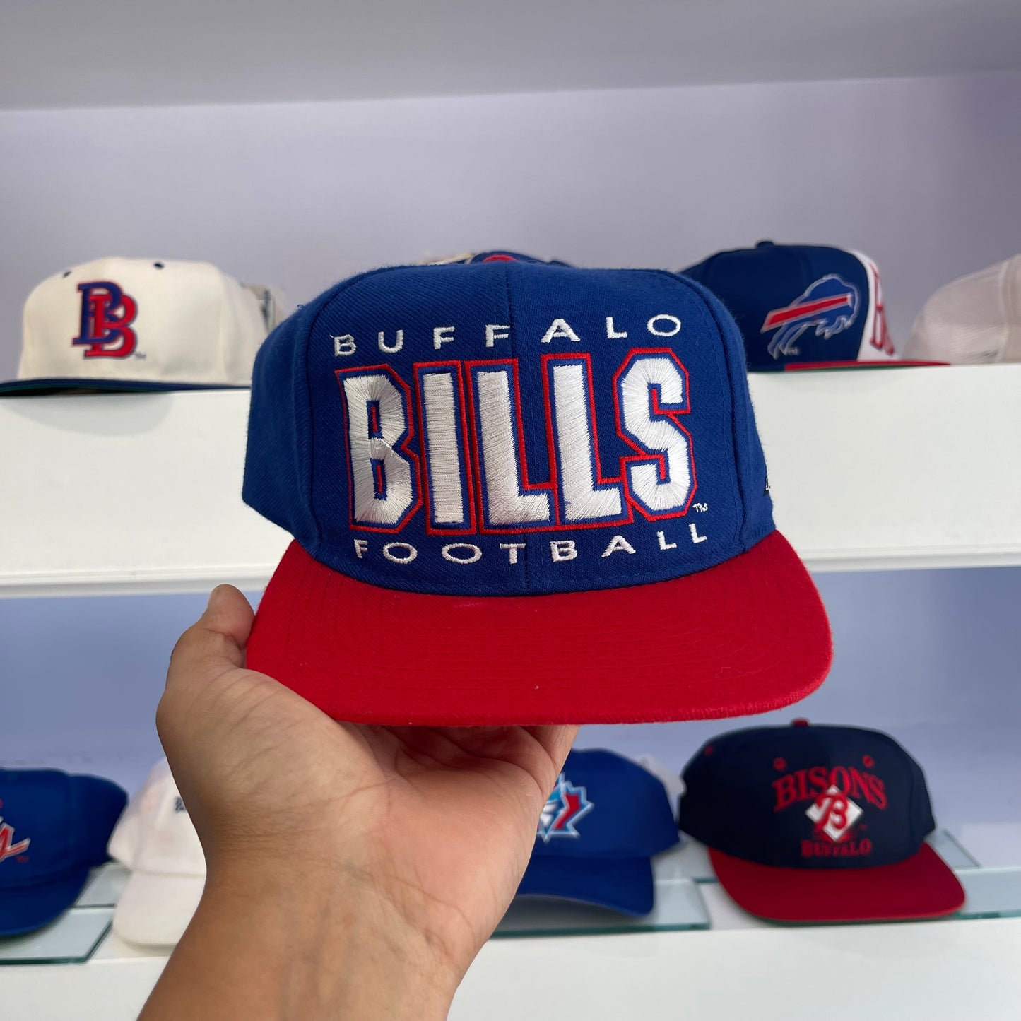 Vintage 1990s Buffalo Bills Apex Twill Snap Back