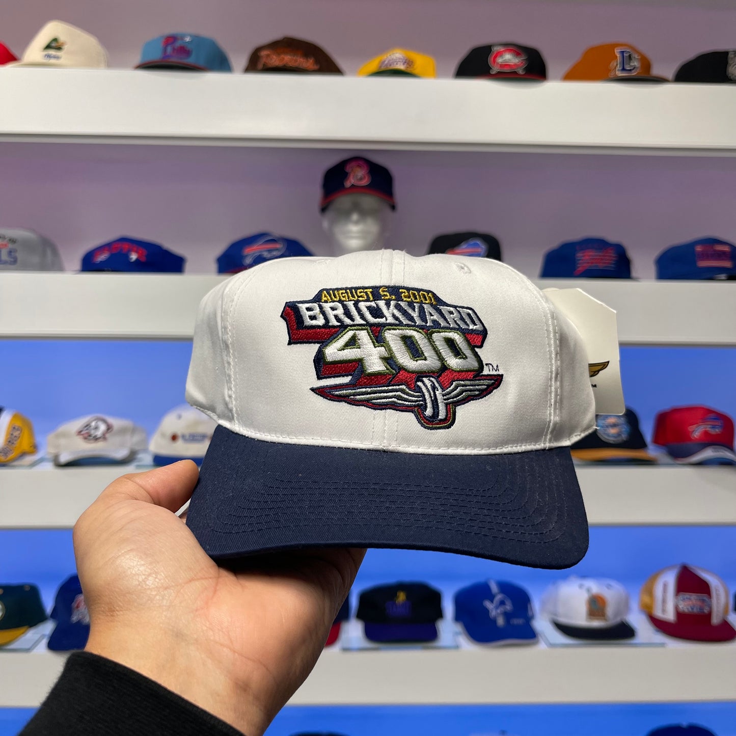 Vintage NASCAR Brickyard 400 Snap Back Dead Stock