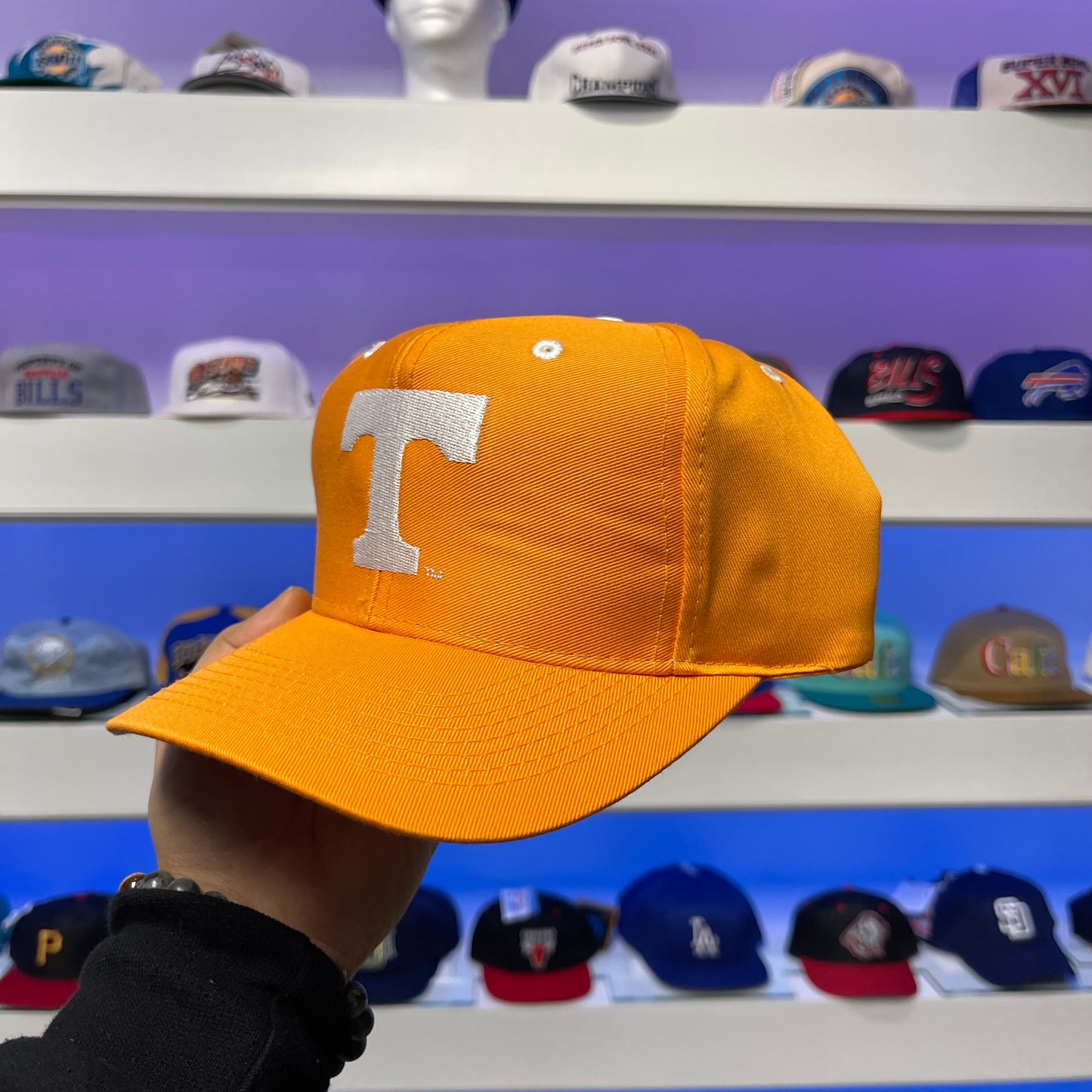 Vintage 1990s NCAA Tennessee Volunteers Twill Snap Back New with Tags