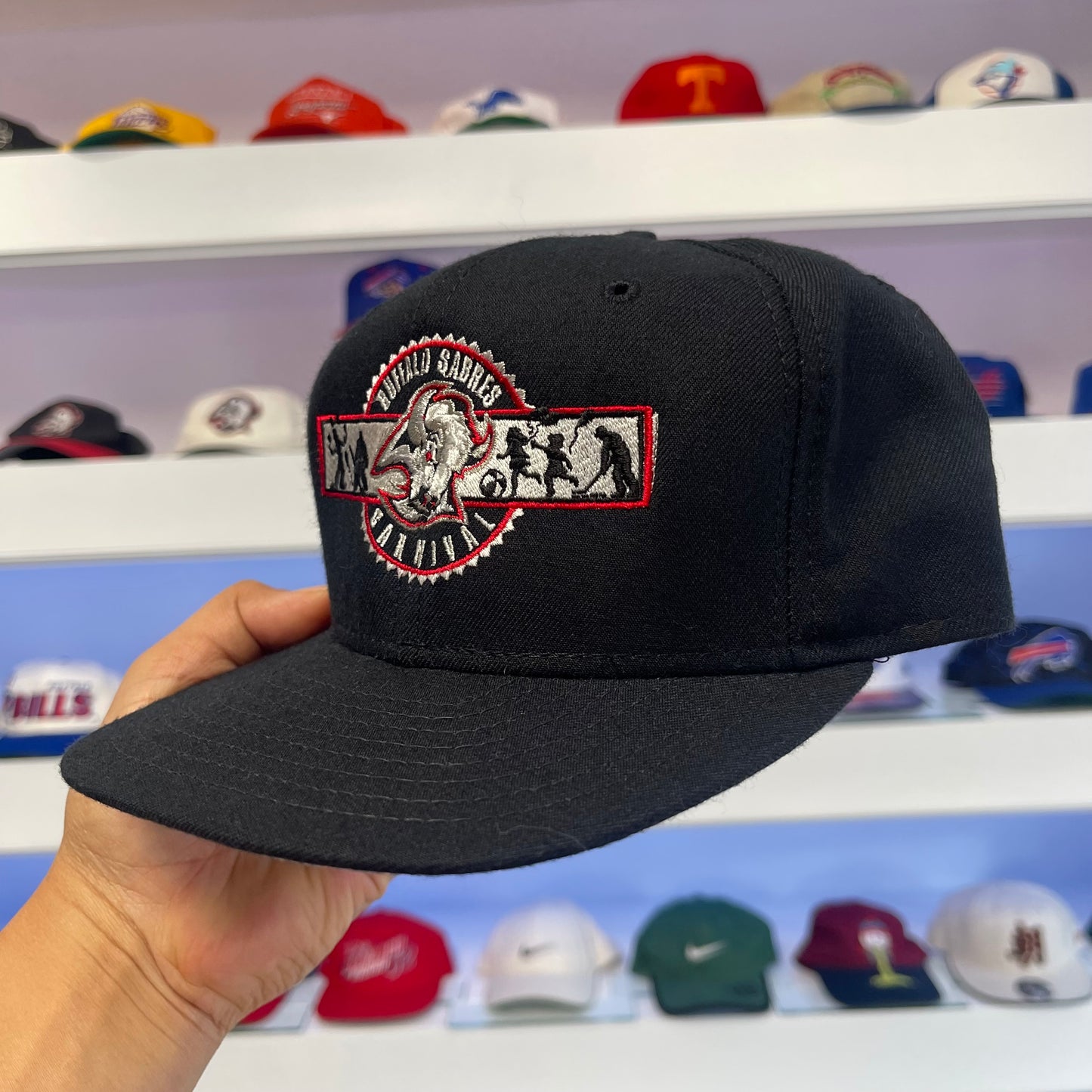 Vintage 1990s NHL Buffalo Sabres Snap Back