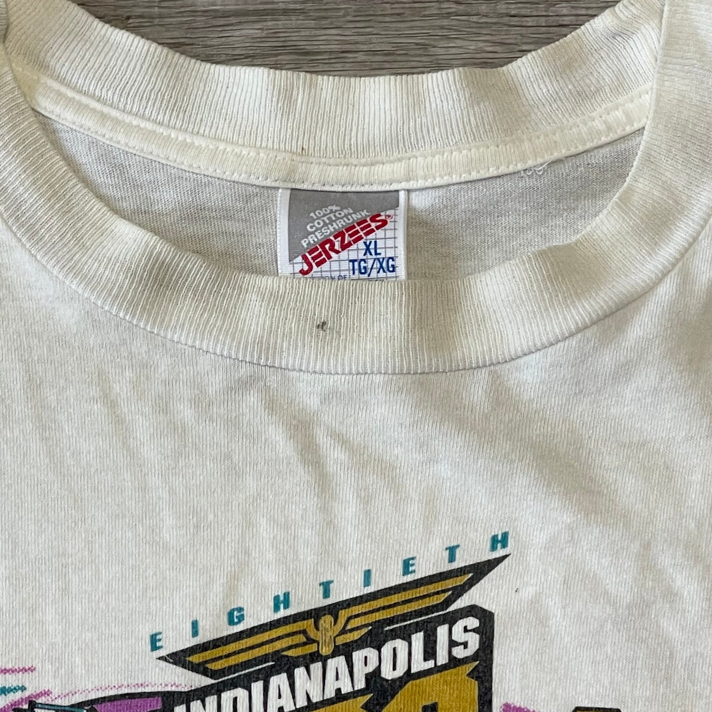 Vintage 1990s Indianapolis 500 T Shirt Size XL