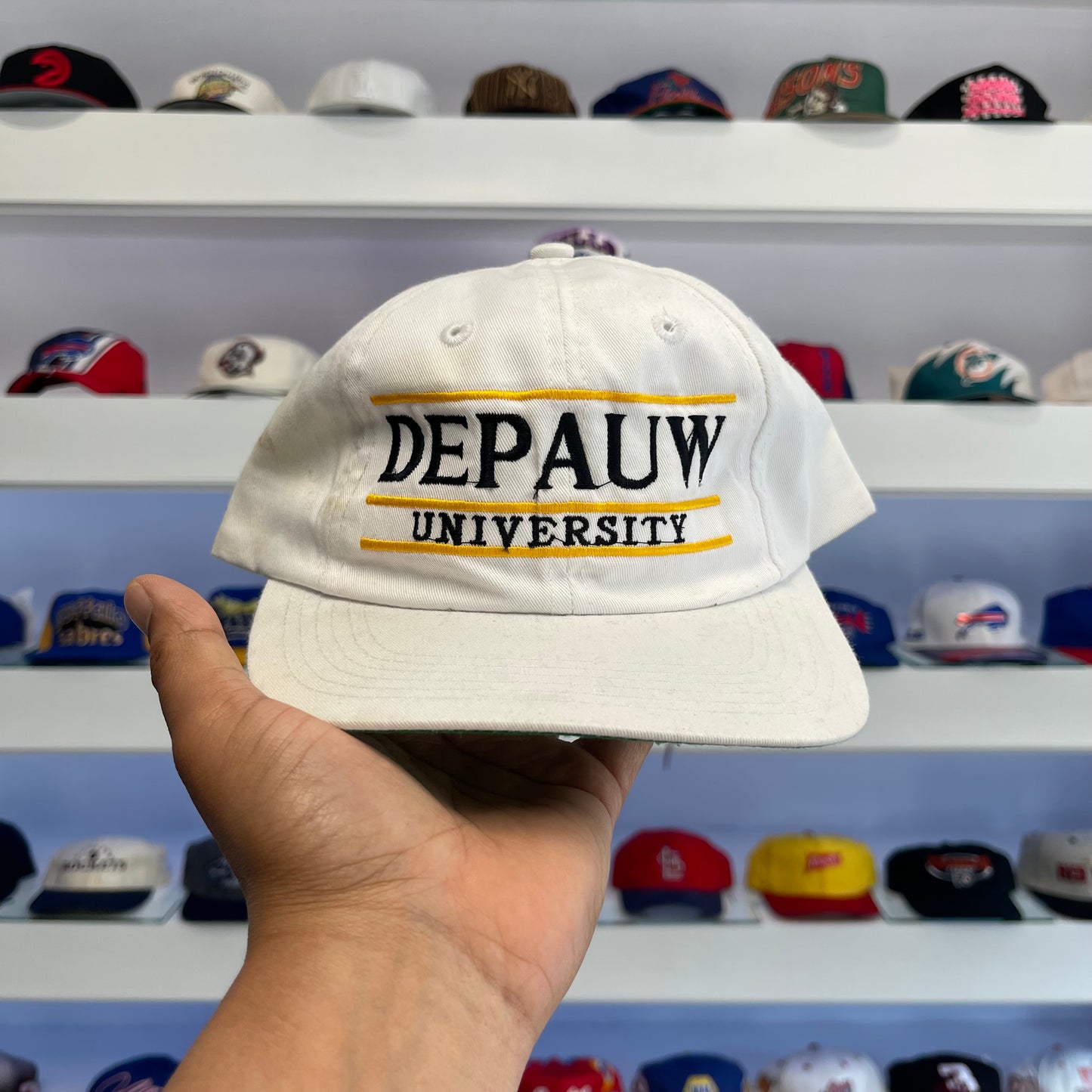 Vintage Depauw University Snap Back