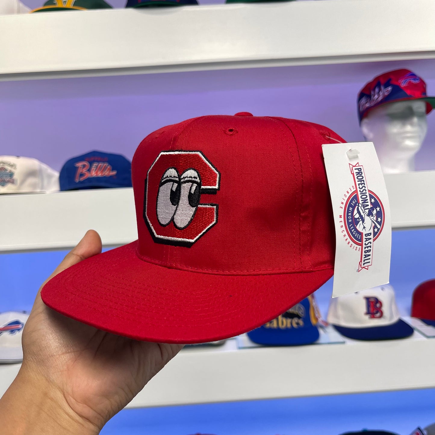 Vintage 90s Chattanooga Lookouts MiLB Twill Snap Back Dead Stock New