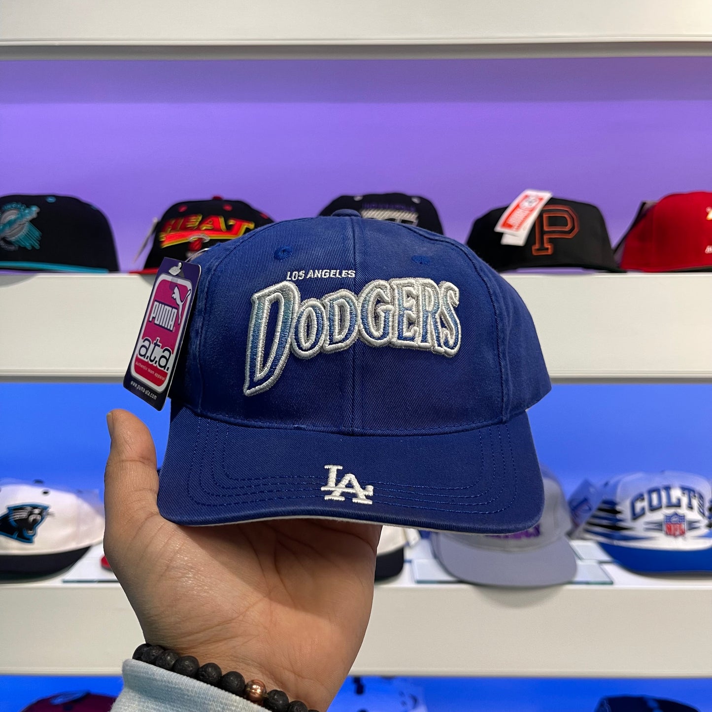 Vintage MLB Los Angeles Dodgers Puma Hat New with Tags