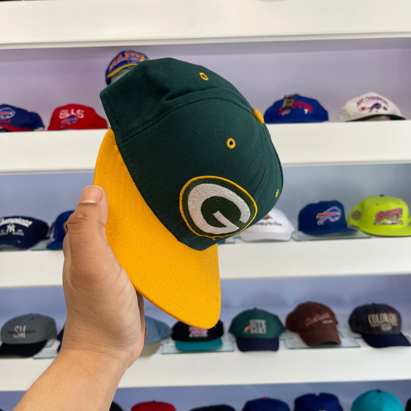Vintage 1990s NFL Green Bay Packers Wool Snap Back