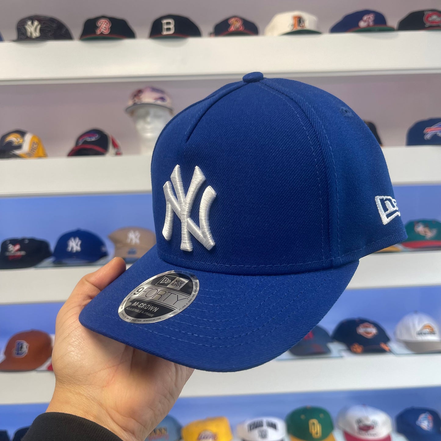 MLB New York Yankees 9 Forty Curve Brim Snap Back