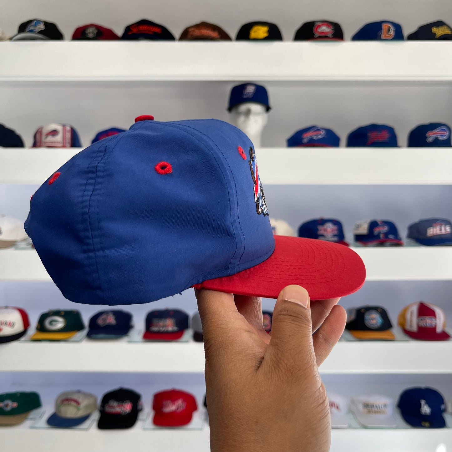 Vintage 1990s Buffalo Bills Tasmanian Devil Looney Tunes Twill Snap Back