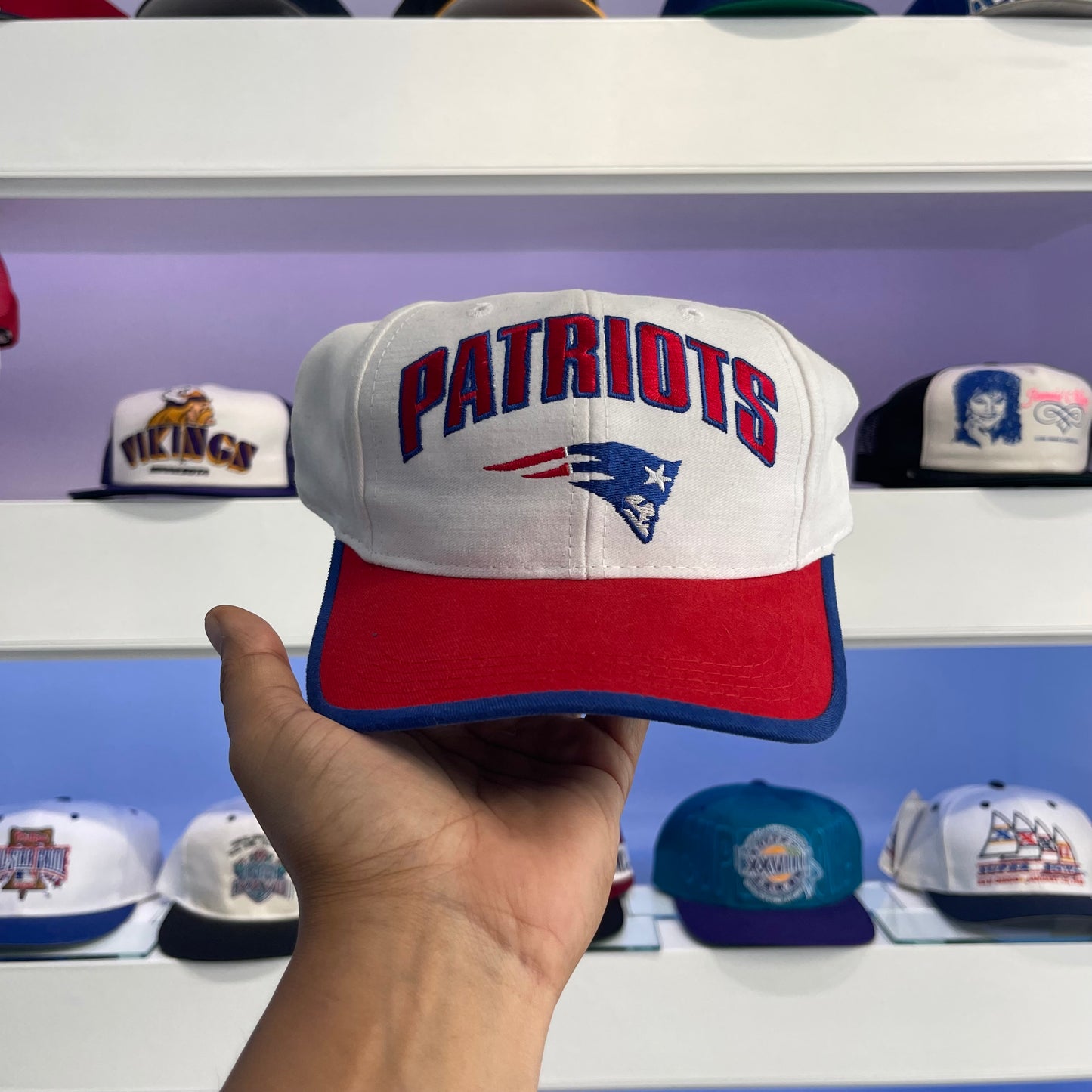 Vintage 1990s New England Patriots Snap Back