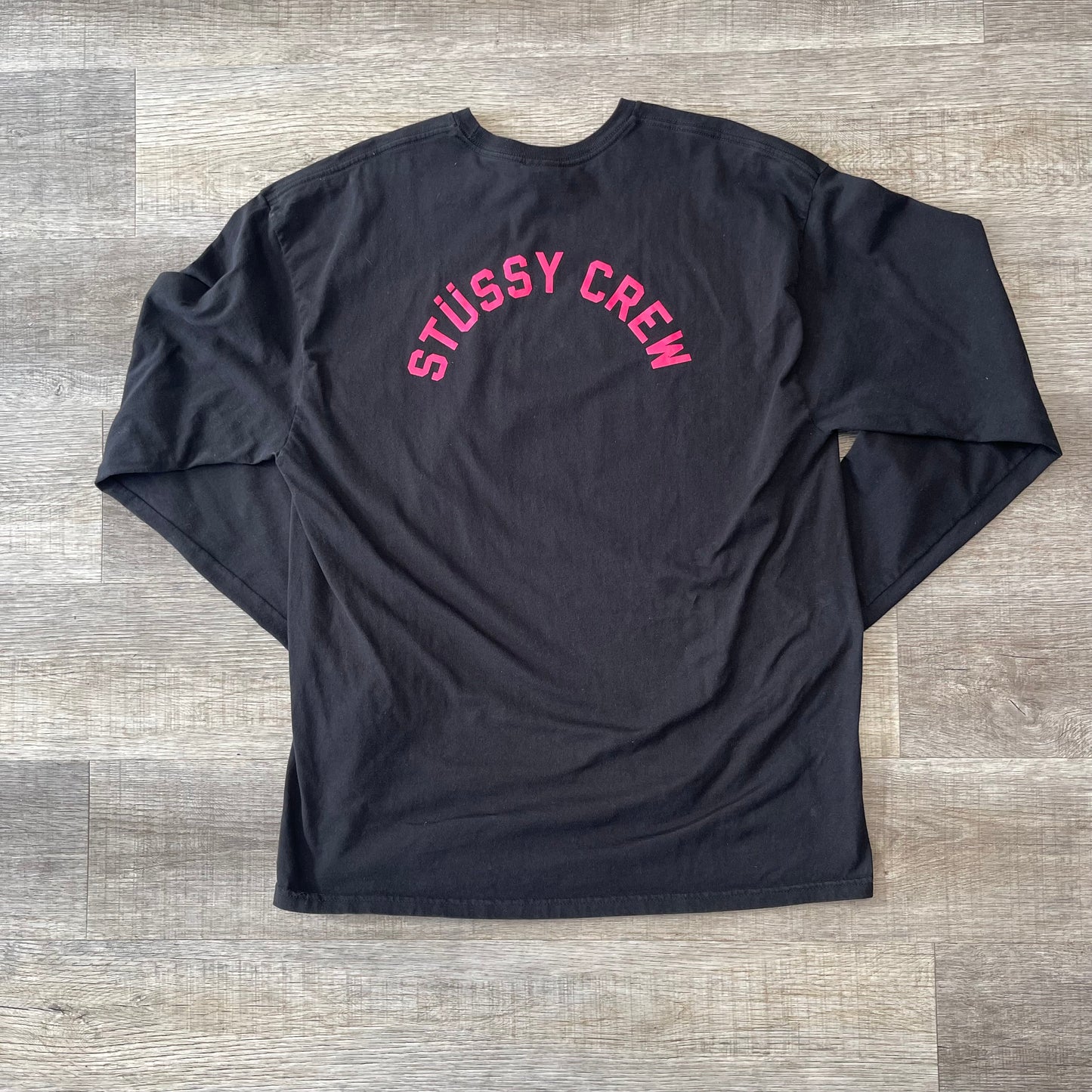 Stussy Crew Crown Long Sleeve Shirt Size XXL